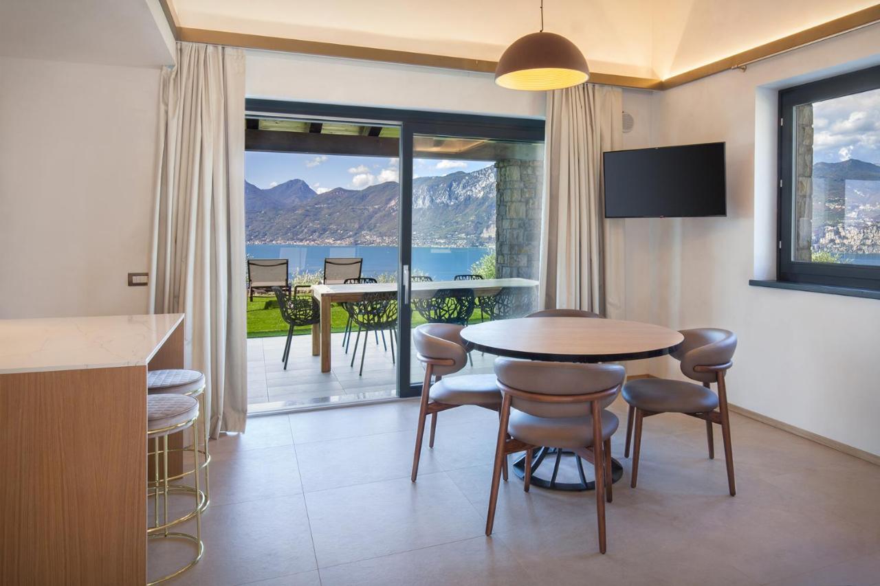 Villa Divina - Apt Icona Con Piscina E Vista Lago Castelletto Di Brenzone Exteriér fotografie