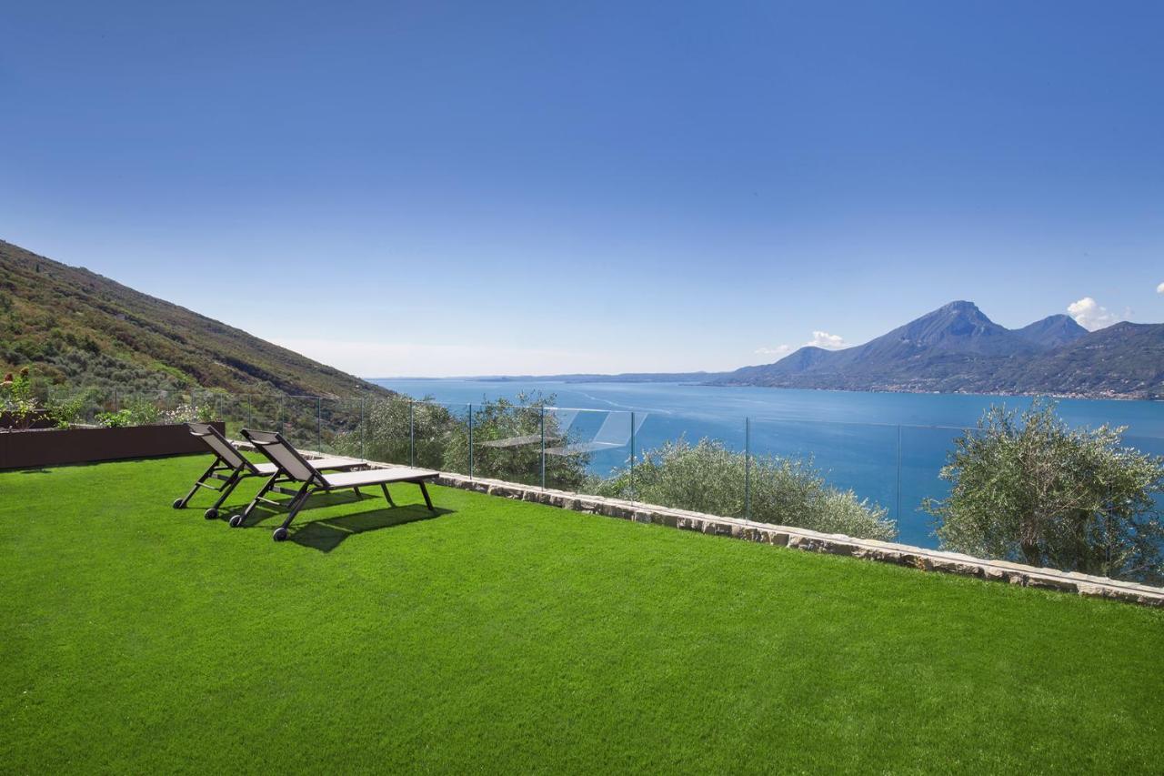 Villa Divina - Apt Icona Con Piscina E Vista Lago Castelletto Di Brenzone Exteriér fotografie