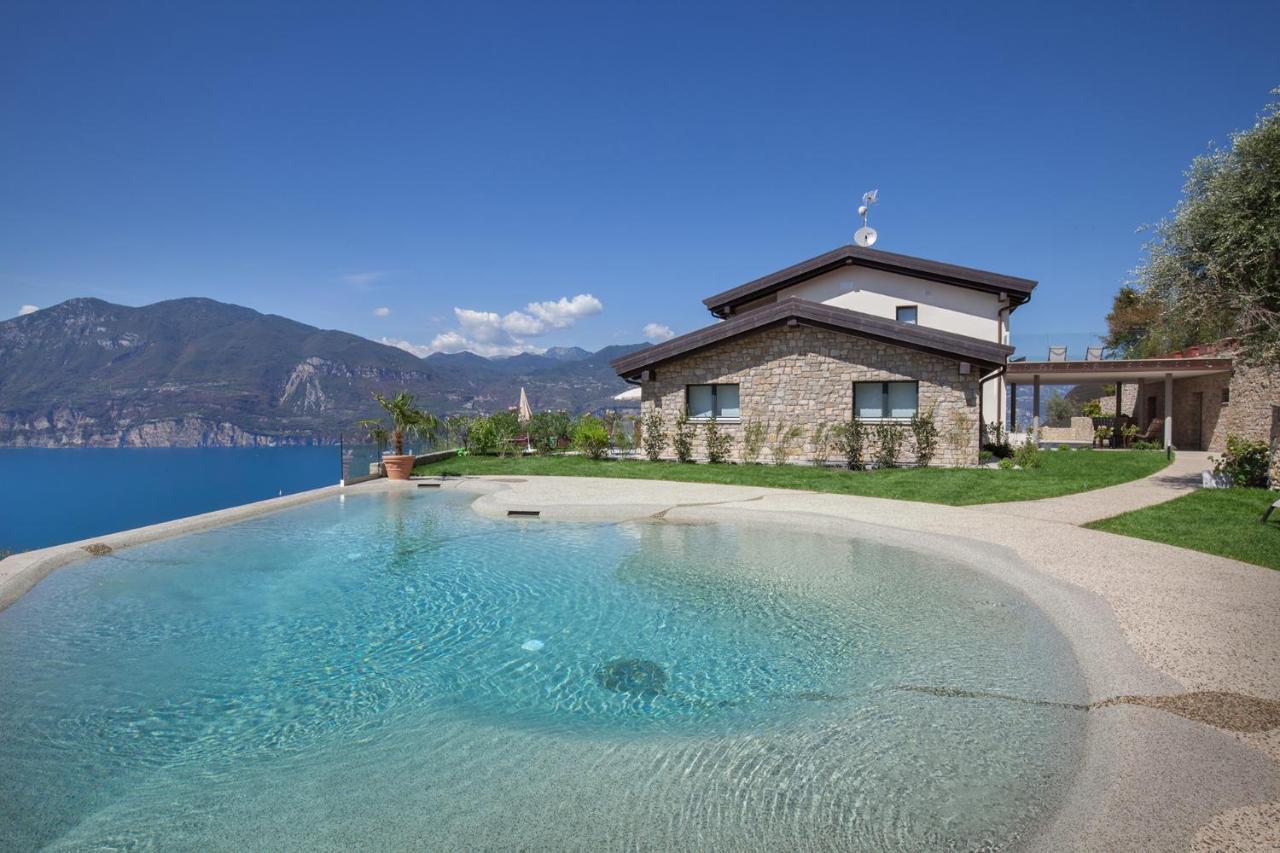 Villa Divina - Apt Icona Con Piscina E Vista Lago Castelletto Di Brenzone Exteriér fotografie